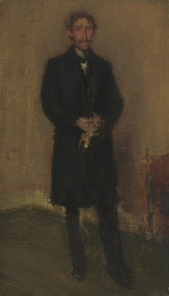Alexander Arnold Hannay by James McNeill Whistler (American, 1834 - 1903), 16X12"(A3)Poster Print