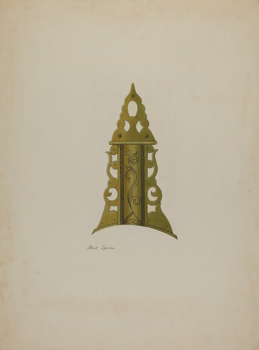 Patch Box from Ky. Rifle by Albert Levone (American, active c. 1935), 16X12"(A3)Poster Print