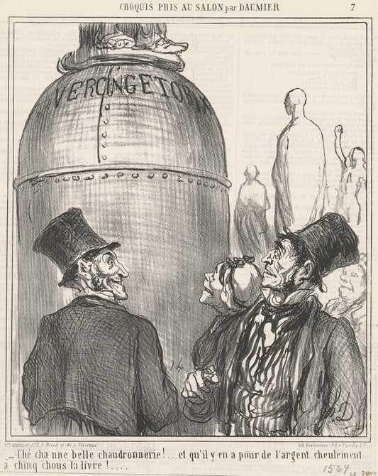 Ché cha une belle chaudronnerie! by Honoré Daumier (French, 1808 - 1879), 16X12"(A3)Poster Print