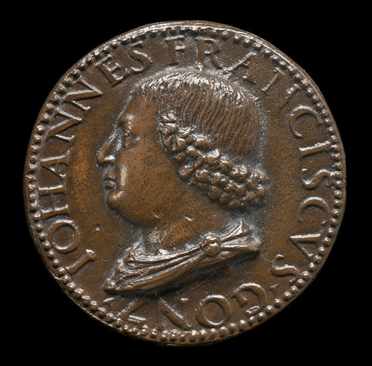 Gianfrancesco Gonzaga di Rodigo, 1445-1496, Lord of Bozzolo, Sabbioneta, and Viadana 1478 [obverse] by Antico (Mantuan, c. 1460 - 1528), 16X12"(A3)Poster Print