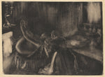 Woman by a Fireplace by Edgar Degas (French, 1834 - 1917), 16X12"(A3)Poster Print