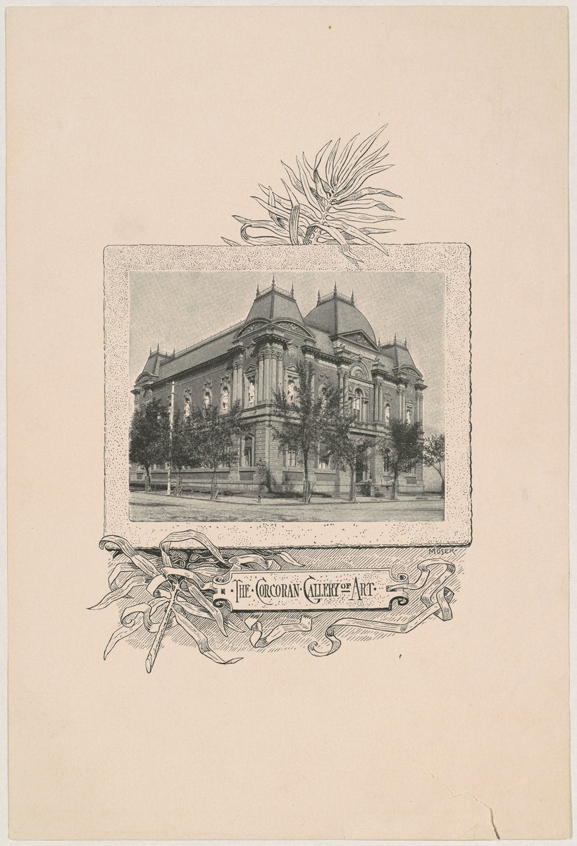 The Corcoran Gallery of Art, proof by James Henry Moser (American (born Canada), 1854 - 1913), 16X12"(A3)Poster Print