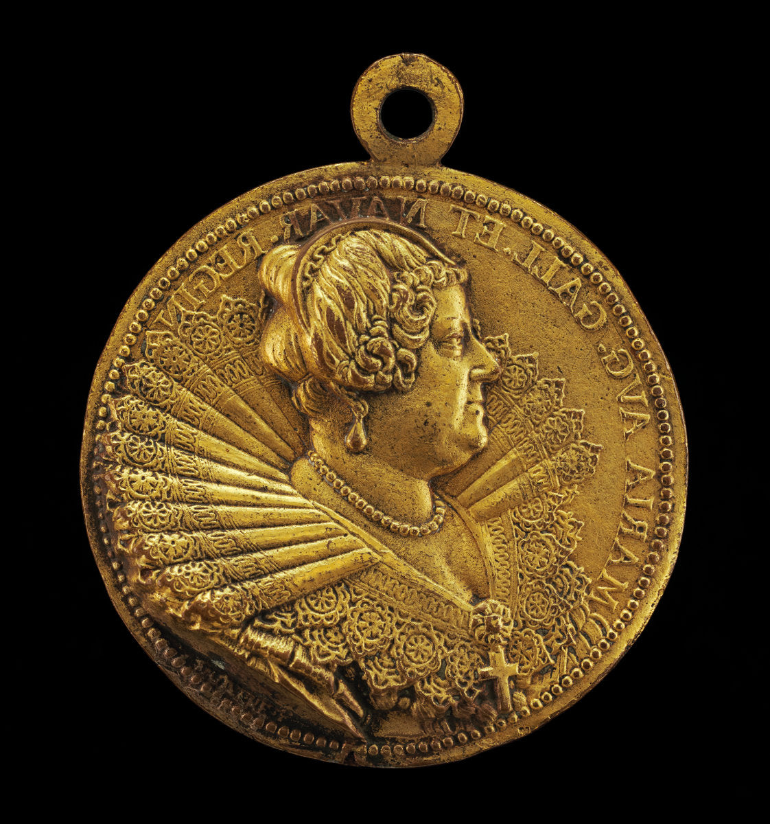 Marie de' Medici, 1573-1642, Wife of King Henri IV of France 1600 [obverse] by Guillaume Dupré (French, c. 1574 - 1642), 16X12"(A3)Poster Print