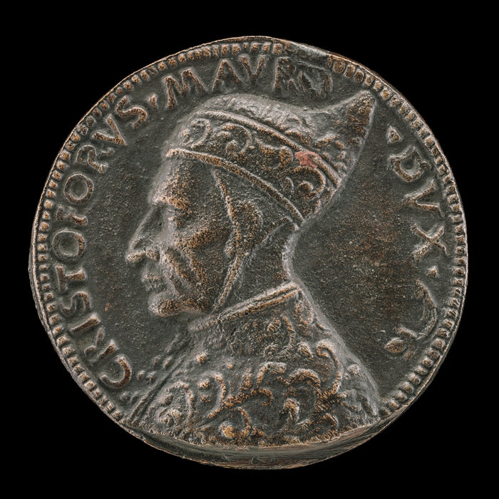 Cristoforo Moro, 1462-1471, Doge of Venice [obverse] by Antonello della Moneta (Italian, active 1454 - 1484), 16X12