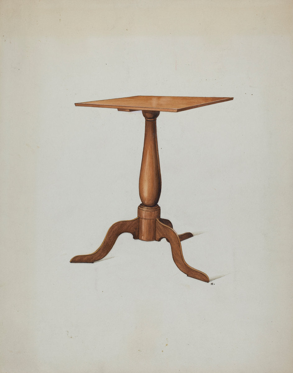 Shaker Stand by Ray Holden (American, active c. 1935), 16X12"(A3)Poster Print