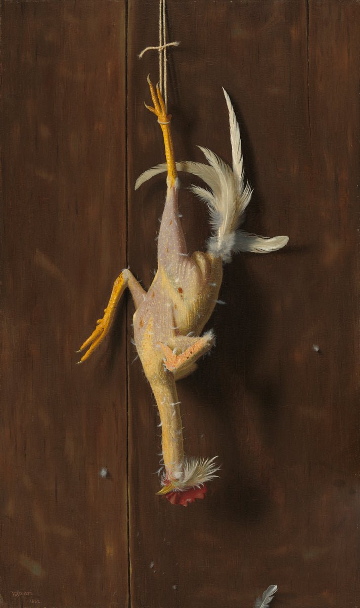 Plucked Clean by William Michael Harnett (American, 1848 - 1892), 16X12"(A3)Poster Print