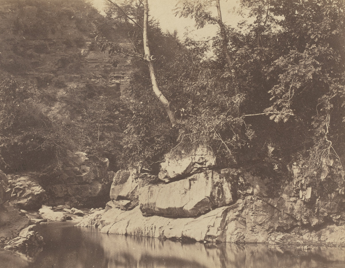 River Scene by G.B. Gething (British, active c.1850s), 16X12"(A3)Poster Print