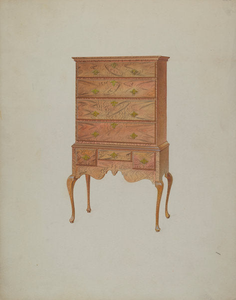 Highboy by Martin Partyka (American, active c. 1935), 16X12"(A3)Poster Print