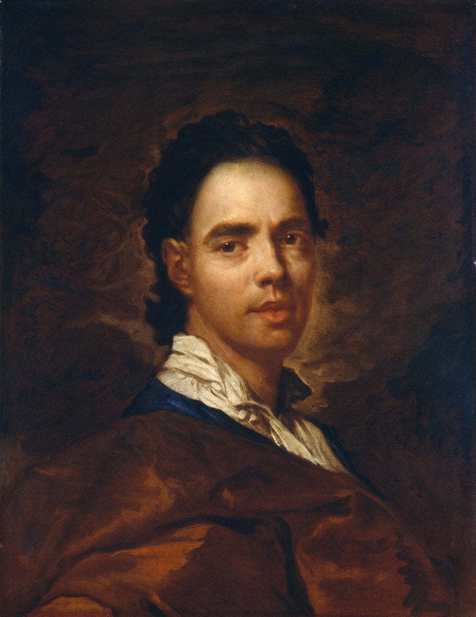 Portrait of a Young Man by Giuseppe Ghislandi, called Fra Vittore or Fra Galgario (Italian, 1655 - 1743), 16X12"(A3)Poster Print