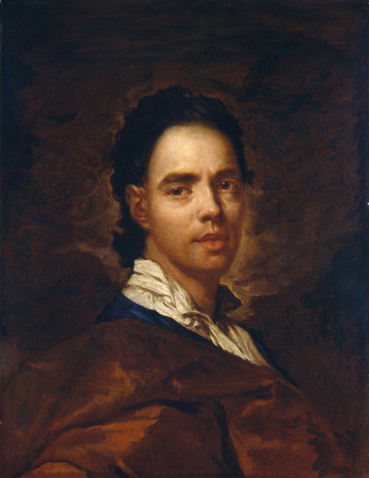 Portrait of a Young Man by Giuseppe Ghislandi, called Fra Vittore or Fra Galgario (Italian, 1655 - 1743), 16X12"(A3)Poster Print