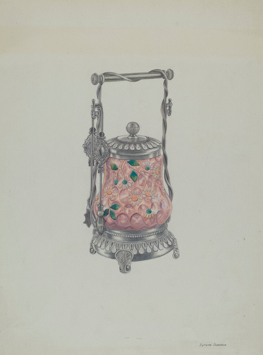 Pickle Jar by Syrena Swanson (American, active c. 1935), 16X12"(A3)Poster Print