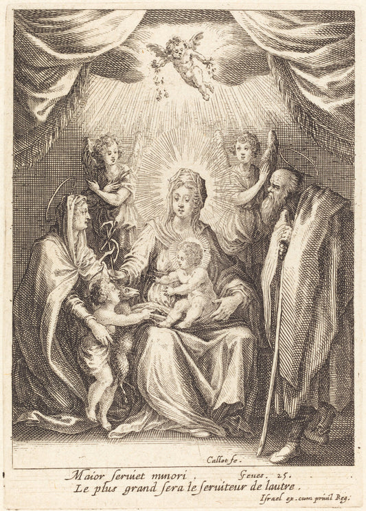 The Homages of the Infant Saint John by Jacques Callot (French, 1592 - 1635), 16X12"(A3)Poster Print
