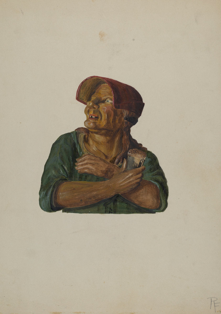 Tavern Figure by Richard F. Smith (American, active c. 1935), 16X12"(A3)Poster Print