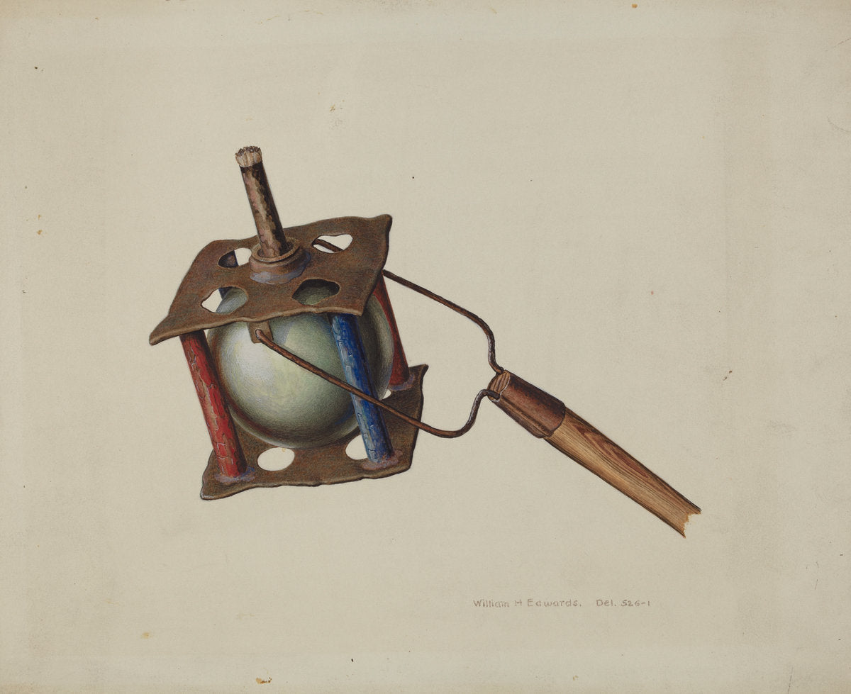 Parade Torch by William H. Edwards (American, active c. 1935), 16X12"(A3)Poster Print