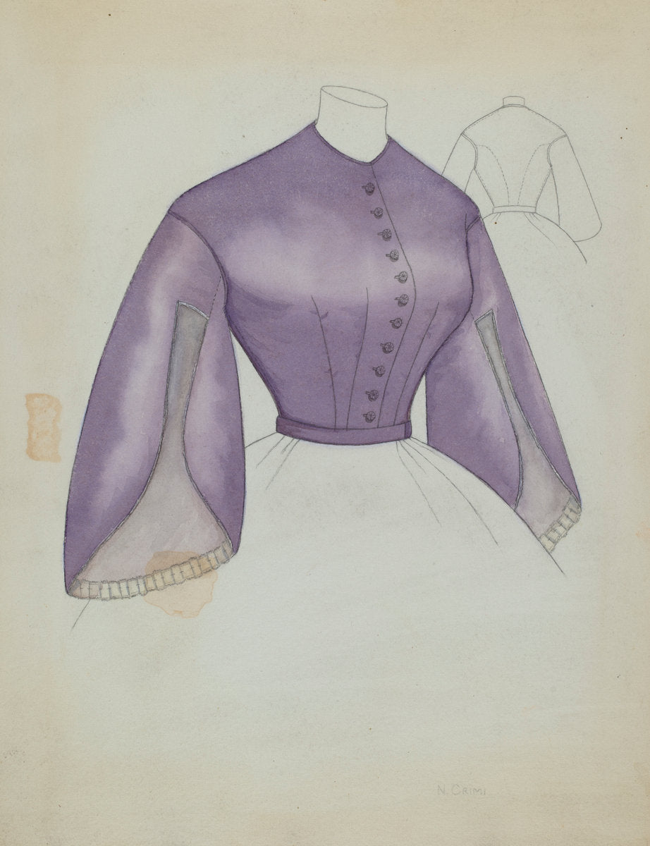 Bodice by Nancy Crimi (American, active c. 1935), 16X12"(A3)Poster Print