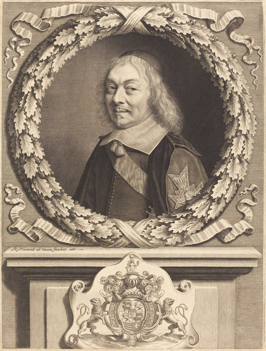 Henri-Auguste, Comte de Brienne by Robert Nanteuil (French, 1623 - 1678), 16X12"(A3)Poster Print