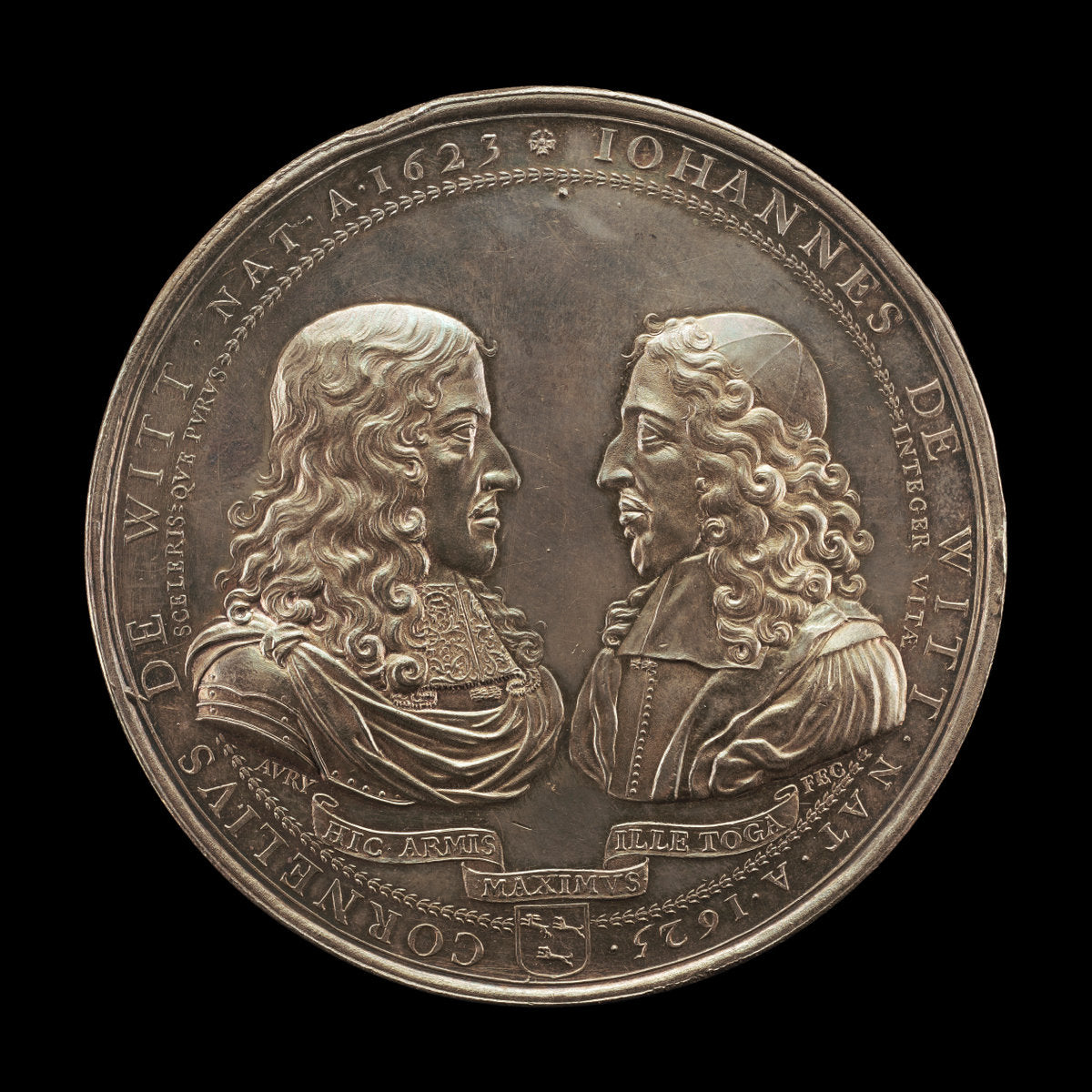 Assassination of the Brothers Cornelius and Johann de Witt at The Hague [obverse] by Pierre Aury (Dutch, active 1672), 16X12"(A3)Poster Print