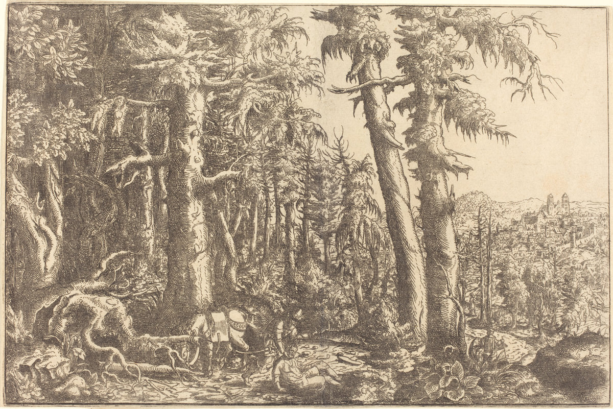 The Good Samaritan by Hanns Lautensack (German, 1524 - 1561/1566), 16X12"(A3)Poster Print