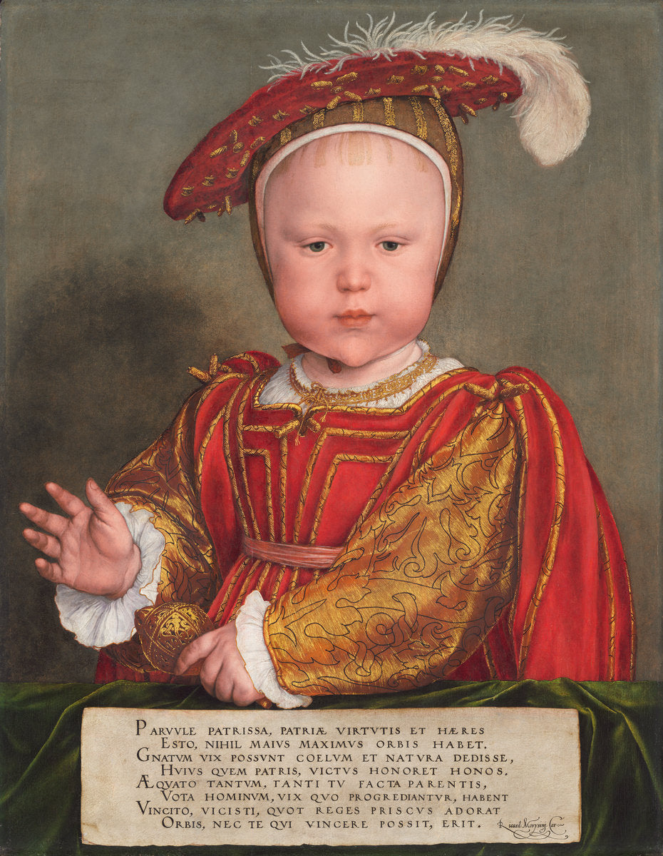 Edward VI as a Child by Hans Holbein the Younger (German, 1497/1498 - 1543), 16X12"(A3)Poster Print