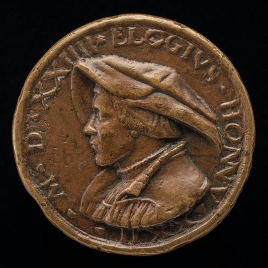 Elogius Honnu [obverse] by Christoph Weiditz the Elder (German, c. 1500 - 1559), 16X12"(A3)Poster Print