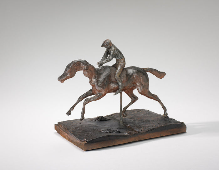 Horse Galloping on the Right Foot, the Back Left Foot Only Touching the Ground by Edgar Degas (French, 1834 - 1917), 16X12