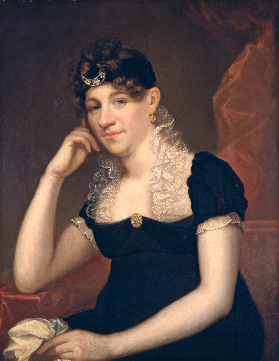 Maria Gansevoort Melvill (Mrs. Allan Melvill) by Ezra Ames (American, 1768 - 1836), 16X12"(A3)Poster Print