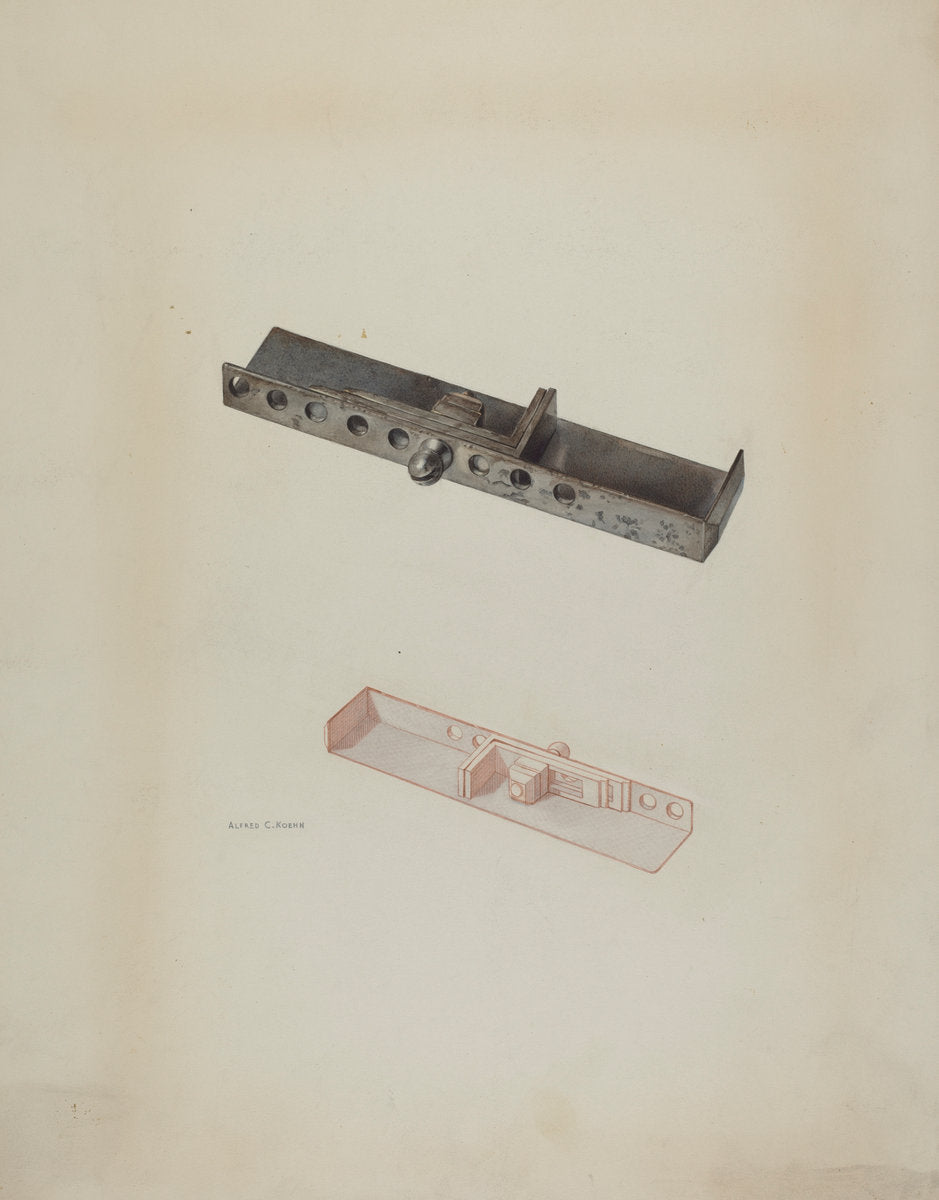 Printer's Measure by Alfred Koehn (American, active c. 1935), 16X12"(A3)Poster Print