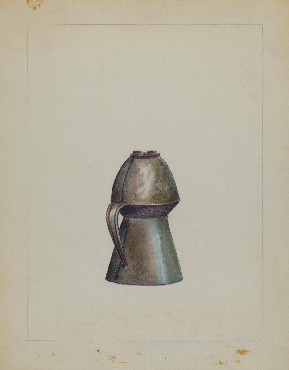 Lamp by Charlotte Winter (American, active c. 1935), 16X12"(A3)Poster Print