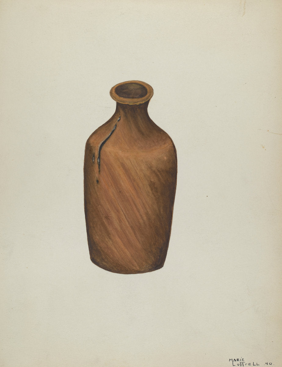 Ink Bottle by Marie Lutrell (American, active c. 1935), 16X12"(A3)Poster Print