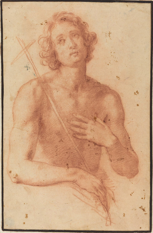 Saint John the Baptist by Matteo Rosselli (Florentine, 1578 - 1650), 16X12"(A3)Poster Print