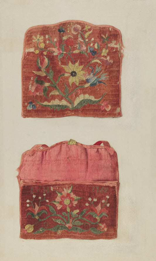 Purse by Phyllis Dorr (American, active c. 1935), 16X12"(A3)Poster Print