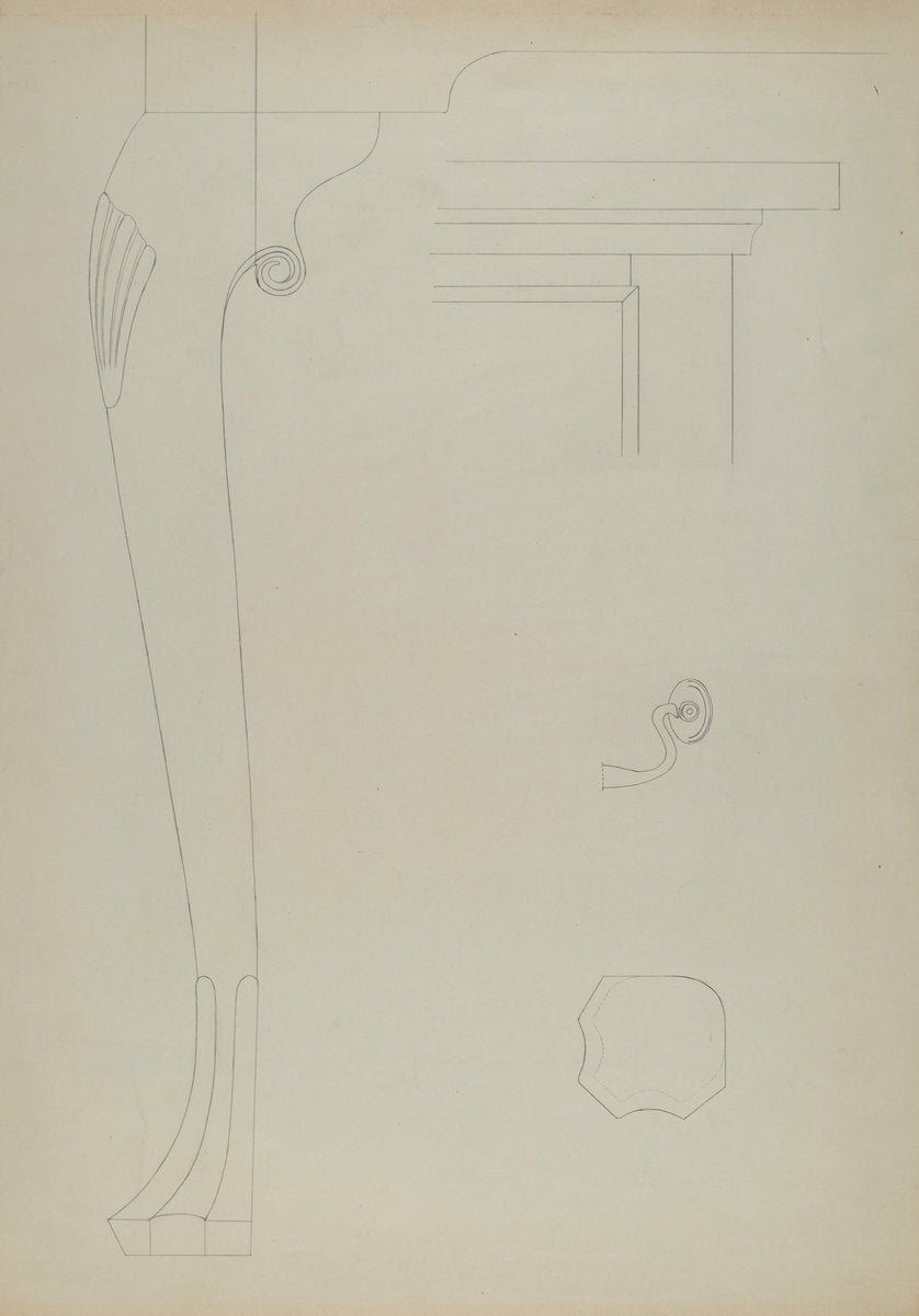 1935/1942 by American 20th Century (Gaming Table), 16X12"(A3)Poster Print