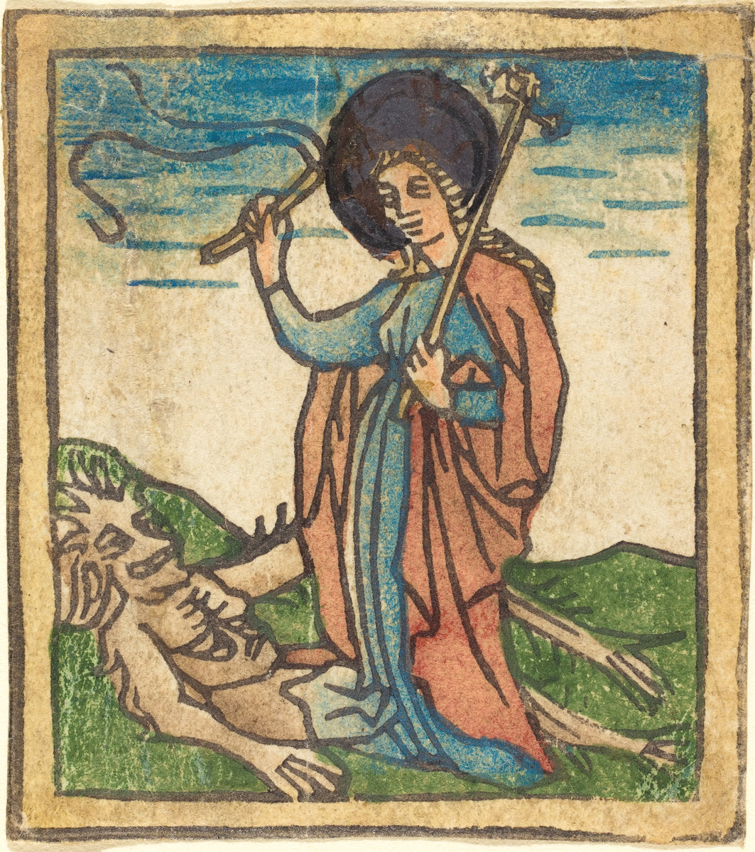 c. 1460 by German 15th Century (Saint Juliana), 16X12"(A3)Poster Print