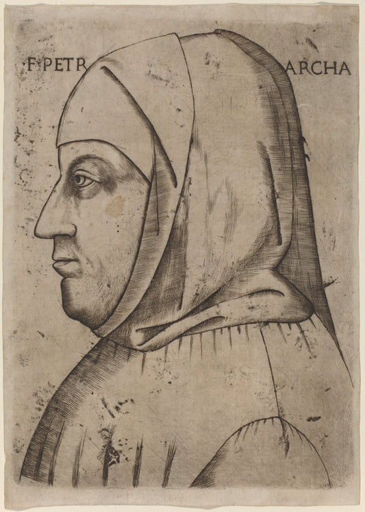 first half 16th century by Italian 16th Century (Portrait of Petrarch), 16X12"(A3)Poster Print