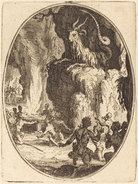 The Cult of the Demon by Jacques Callot (French, 1592 - 1635), 16X12"(A3)Poster Print