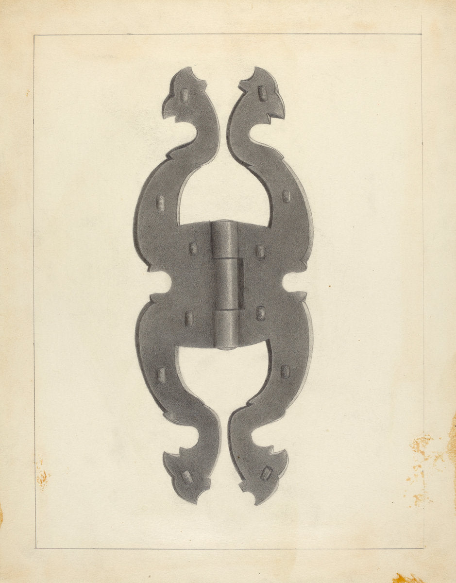 Hinge by Joseph Stonefield (American, active c. 1935), 16X12"(A3)Poster Print