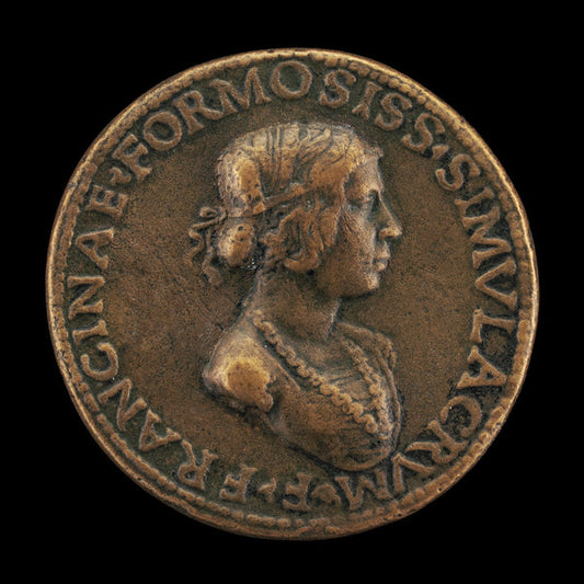probably early 1490s by Mantuan 16th Century or Possibly Moderno (F. Francina, lived late fifteenth century [obverse]), 16X12"(A3)Poster Print
