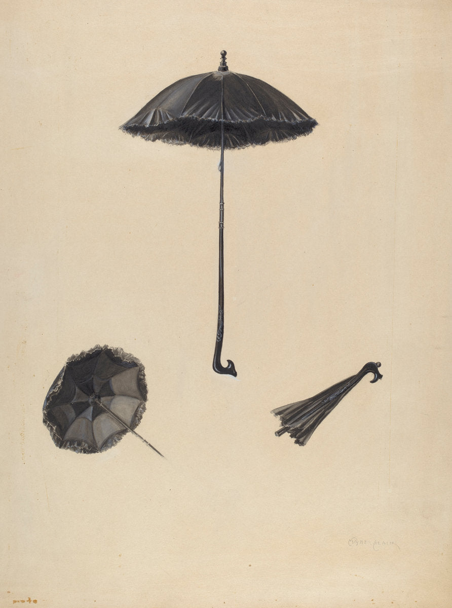 Parasol by Marie Alain (American, active c. 1935), 16X12"(A3)Poster Print
