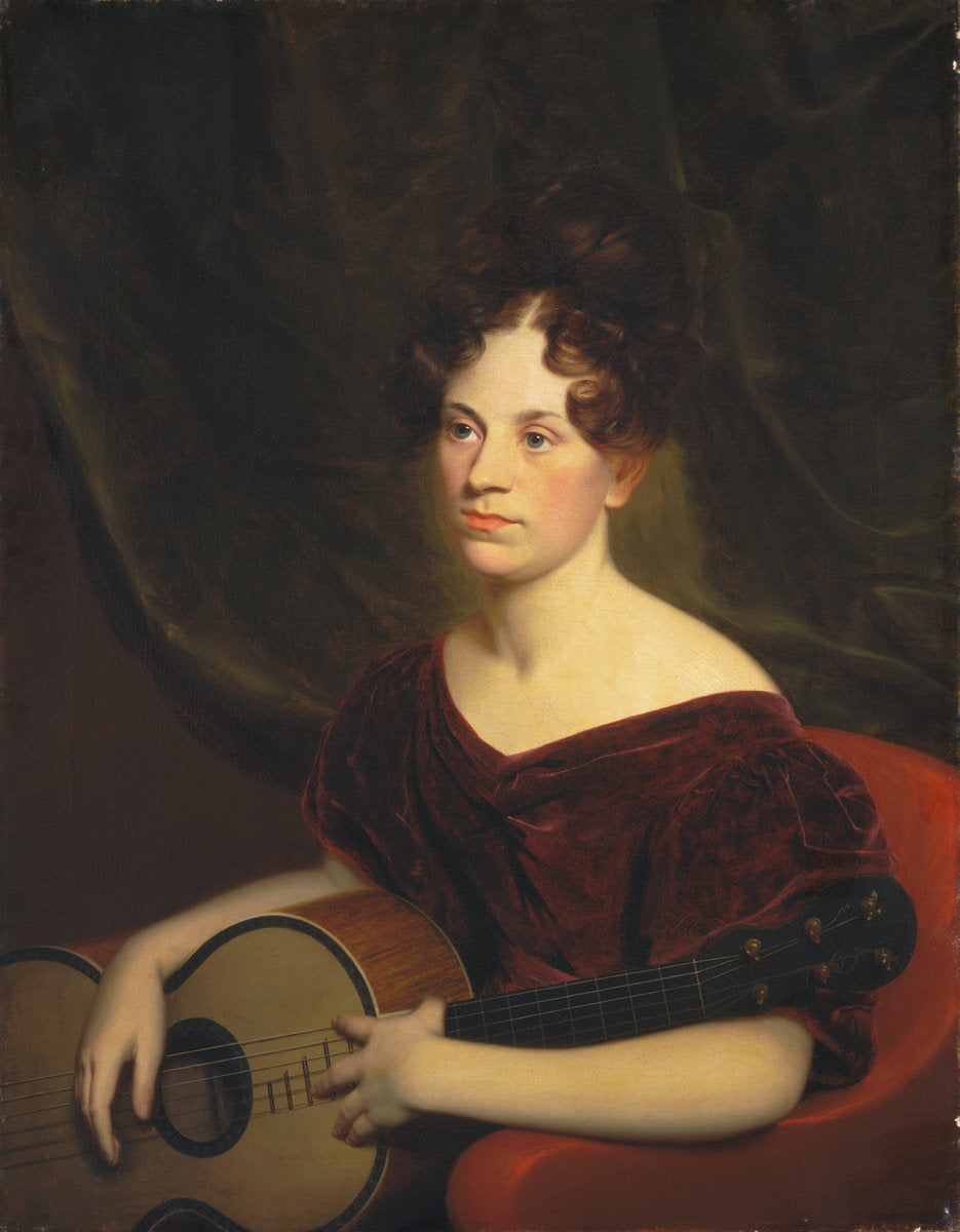 Cora Livingston by Charles Cromwell Ingham (American, 1796 - 1863), 16X12"(A3)Poster Print