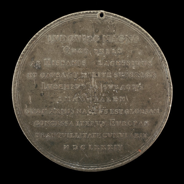 Inscription [reverse] by Michel Molart (French, active c. 1650 - 1710), 16X12"(A3)Poster Print