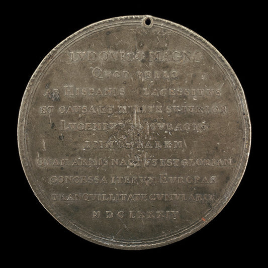 Inscription [reverse] by Michel Molart (French, active c. 1650 - 1710), 16X12"(A3)Poster Print