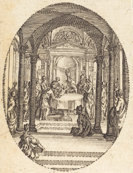 The Circumcision by Jacques Callot (French, 1592 - 1635), 16X12"(A3)Poster Print