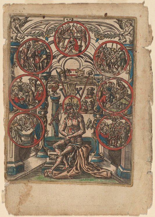 16th century by Netherlandish 16th Century (Christ as the Man of Sorrows), 16X12"(A3)Poster Print