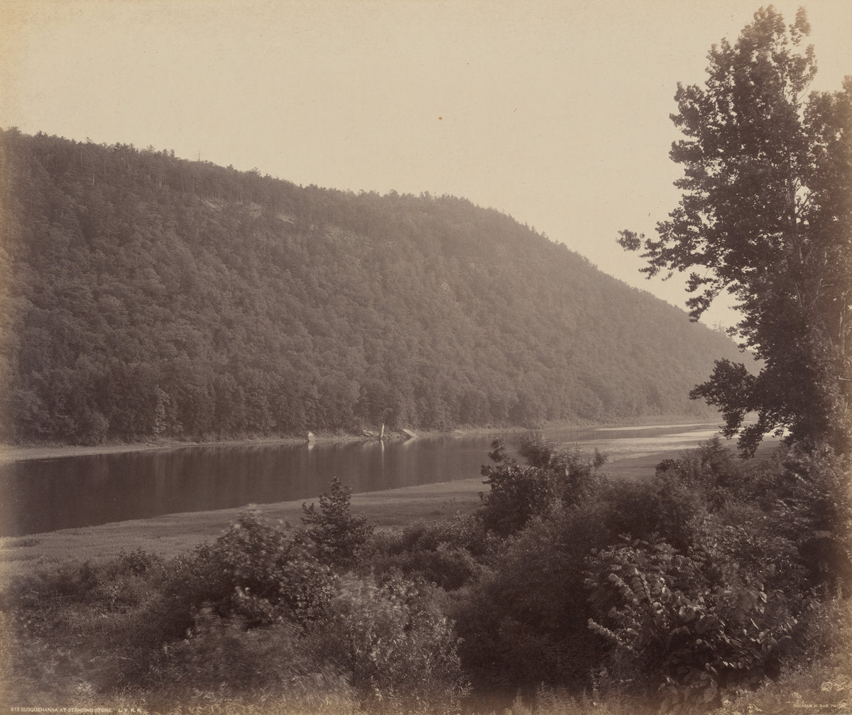 Susquehanna at Standing Stone by William H. Rau (American, 1855 - 1920), 16X12"(A3)Poster Print