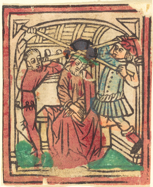 1440 by German 15th Century (The Crowning with Thorns), 16X12"(A3)Poster Print