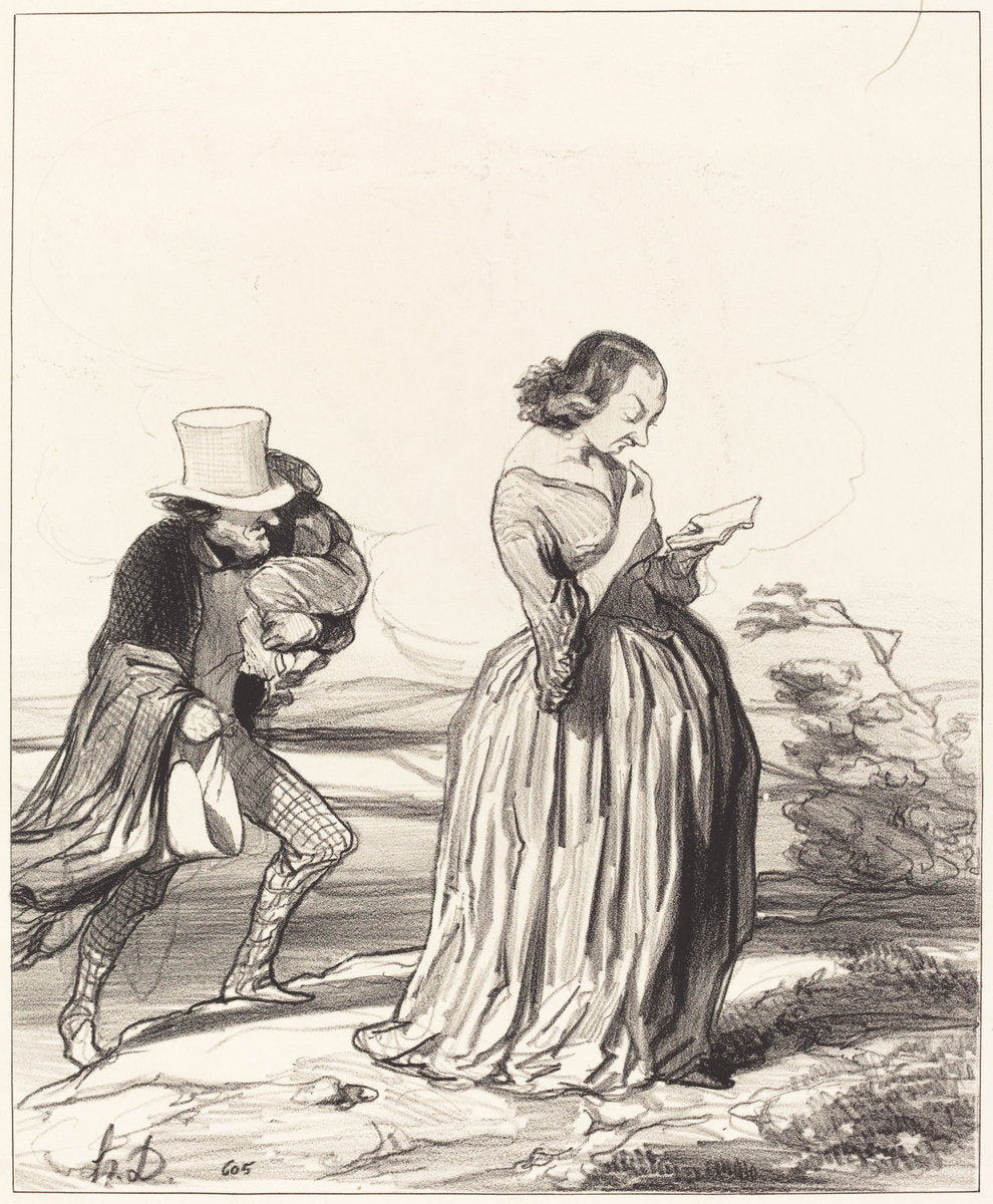 Saperlotte!... que je voudrais... que ma femme ait fini... by Honoré Daumier (French, 1808 - 1879), 16X12"(A3)Poster Print