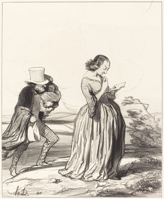 Saperlotte!... que je voudrais... que ma femme ait fini... by Honoré Daumier (French, 1808 - 1879), 16X12"(A3)Poster Print