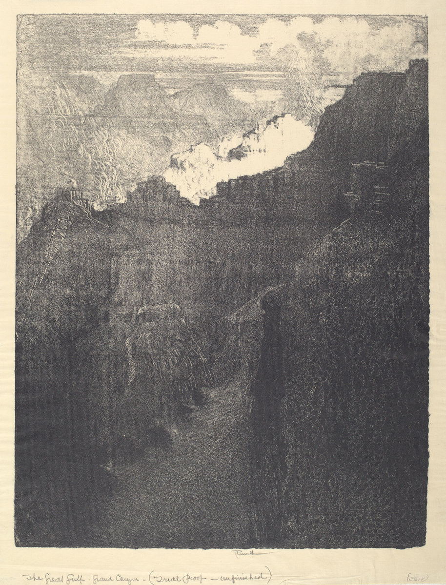 The Great Gulf by Joseph Pennell (American, 1857 - 1926), 16X12"(A3)Poster Print