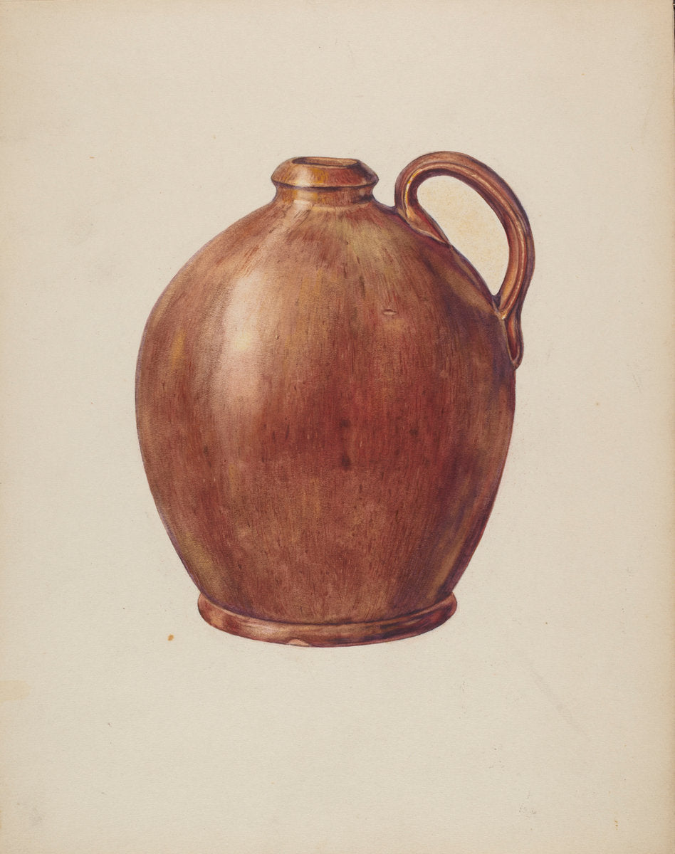 Vinegar Jug by Francis Law Durand (American, active c. 1935), 16X12"(A3)Poster Print