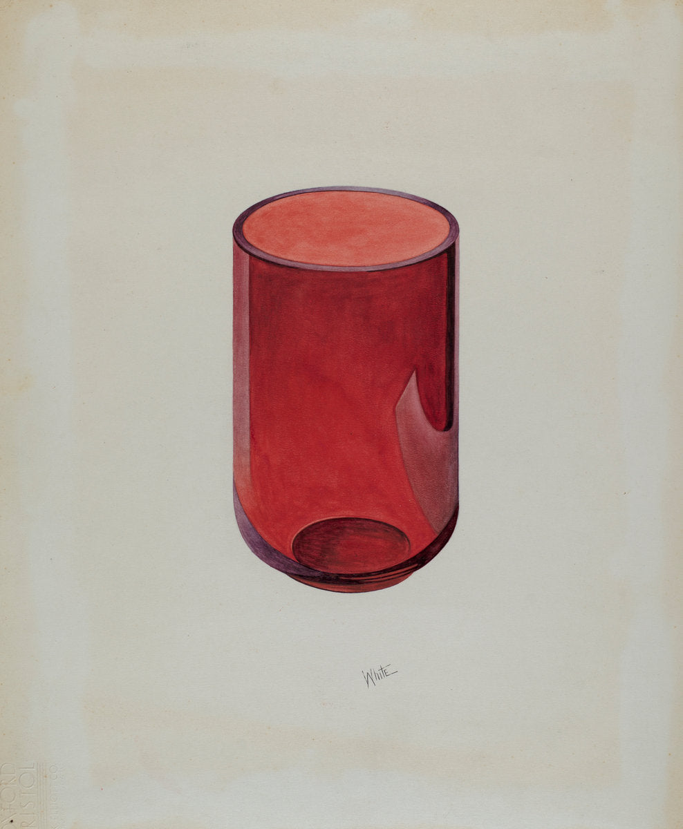 Tumbler (Ruby) by Edward White (American, active c. 1935), 16X12"(A3)Poster Print